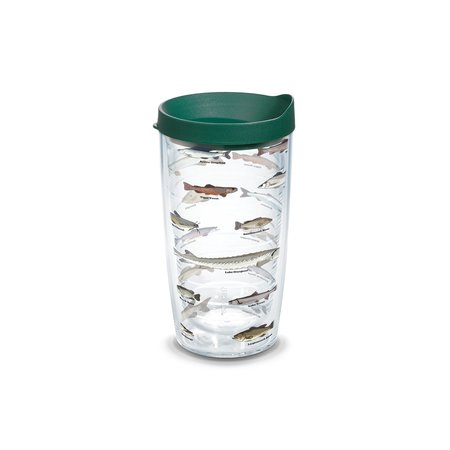 TERVIS TUMBLER 16 oz Fishes Multicolored BPA Free Double Wall Tumbler 1355333